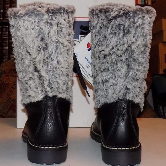 New Pajar Eva leather/ fur boot made in Italy EU 38, US 7.5 - Picture 3 of 13